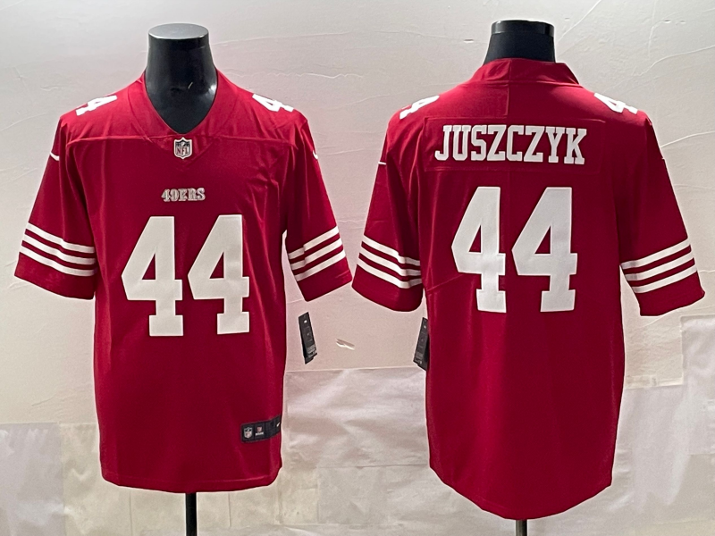 Men San Francisco 49ers #44 Juszczyk red 2025 Nike Limited NFL Jersey 003->san francisco 49ers->NFL Jersey